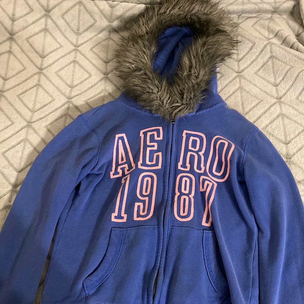 Aeropostale 1987 zip up hoodie
